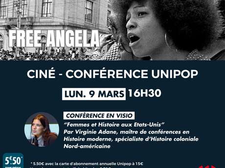 CONFÉRENCE UNIPOP "Femmes et Histoire aux Etats-Unis" + FREE ANGELA
