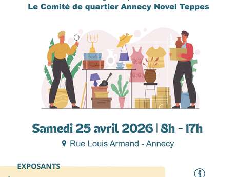 Vide-greniers du Comité de quartier Annecy, Novel, Teppes