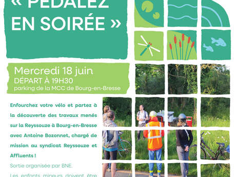 [Les mercredis au fil de l'eau] Sortie vélo Pédalez en soirée