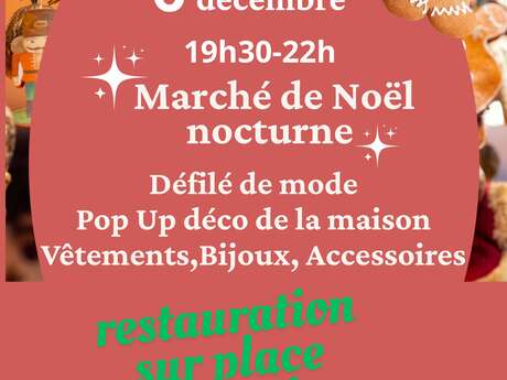 Marché de Noël nocturne