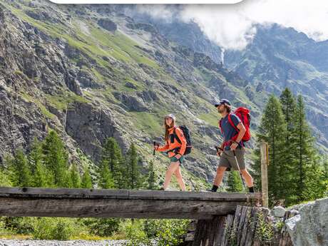 Du train au Glacier Blanc (3-4 jours) en liberté