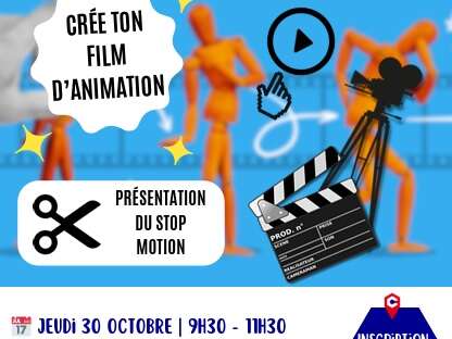 Atelier numérique "Crée ton film d’animation"