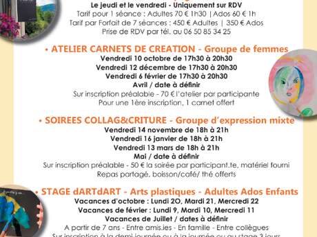 Stage Arts Plastiques Enfants Ados Adultes
