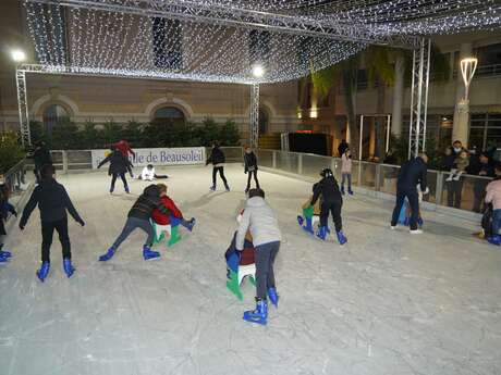 La patinoire de glace