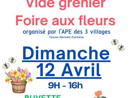 Vide grenier  et Foire aux Fleurs