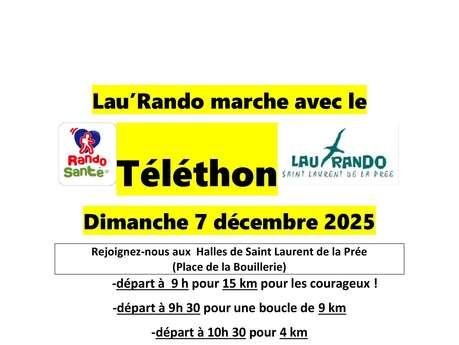 Marches pour le Téléthon 2025