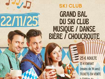 Soirée du ski club : choucroute et soirée dansante