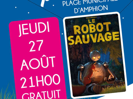 Ciné plein air : Le robot sauvage