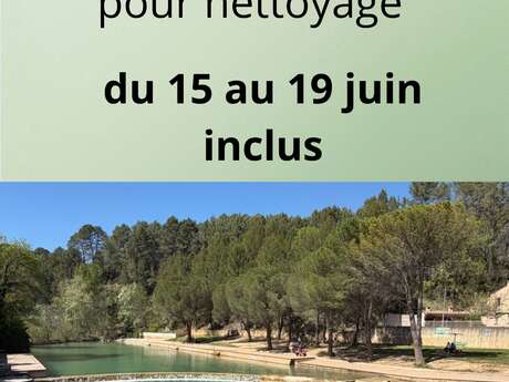 Fermeture de la baignade La Muie