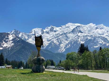 Parcours soft : Le Mont-Blanc depuis le col de plaine joux