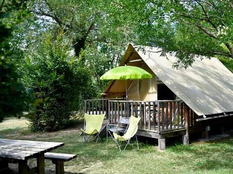 Camping le Nid du Parc Tentes Toile et Bois