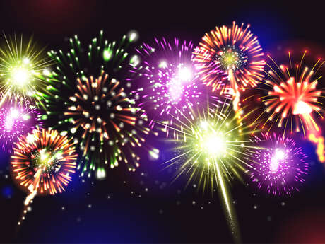 Musique live et feu d'artifice