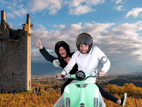 Vespa tours électrique Chambéry et Coeur de Savoie