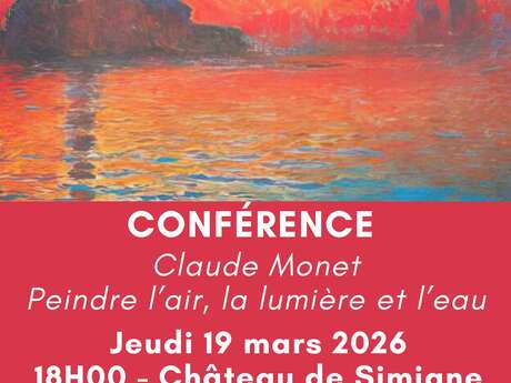 Conférence "Monet, peindre l’air, la lumière et l’eau"
