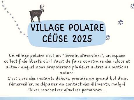 Village polaire à Céüse