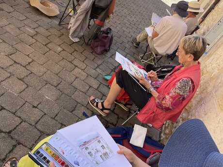 Entre Bresse et Revermont - Stage de croquis