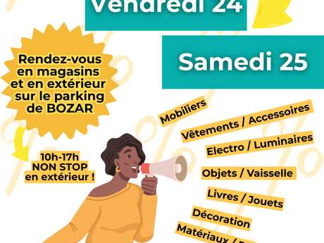 Grand déstockage solidaire mensuel