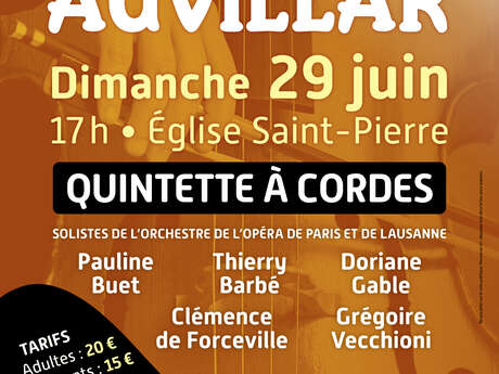 Concert exceptionnel à Auvillar – Solistes de l’Opéra de Paris & Lausanne