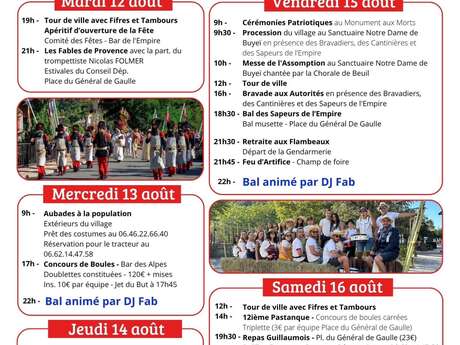 Fête patronale Notre Dame de l'Assomption