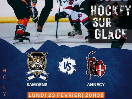 Match de hockey : les Lynx de Samoëns VS les Chevaliers du Lac d'Annecy
