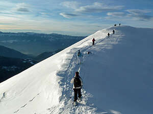 Geplande sneeuwschoenwandelingen met Belledonne Evasion