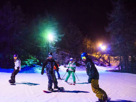 Soirée glisse au Mickey
