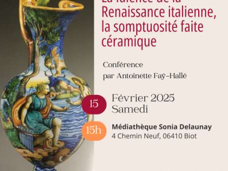 Conference on ‘Italian Renaissance earthenware, sumptuousness made of ceramics'