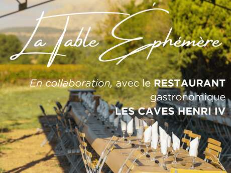 La Table Ephémère au Mas de Cadenet