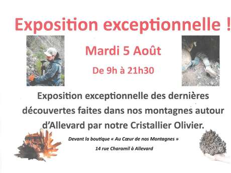 Exposition du cristallier Olivier