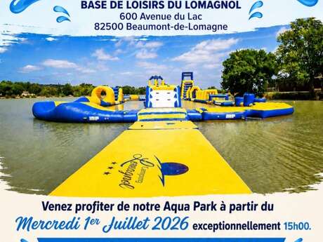 Aquapark du 2 juillet au 30 août