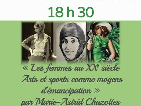 Conférence "Les femmes au XXe siècle - Arts et sports comme moyens d’émancipation""