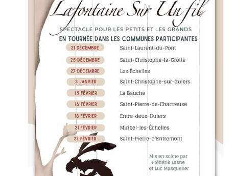 Les enfants de Chartreuse présentent : La Fontaine sur un fil