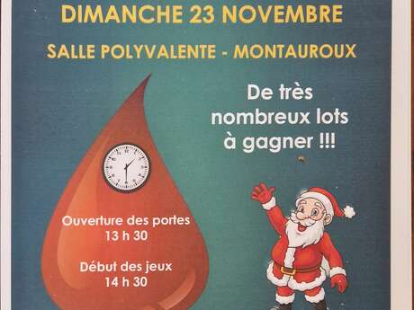 Loto de Noël - Amicale des donneurs de sang bénévoles Loto de Noël - Amicale des donneurs de sang bénévoles