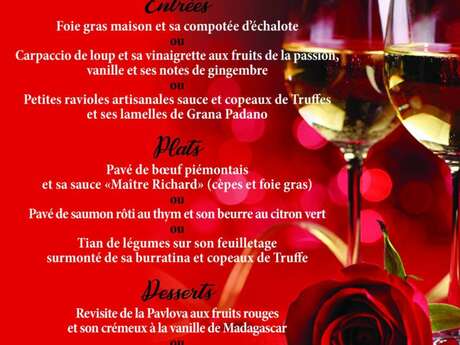 Fête de la Saint Valentin à l'Auberge du Château