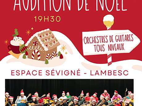 Audition de Noël de Guitarles Académie