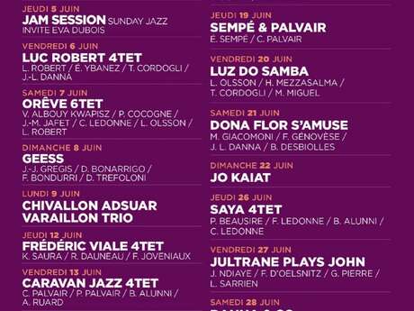Concerts à la Trinquette Jazz Club