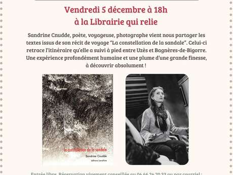 Rencontre lecture avec Sandrine Cnudde
