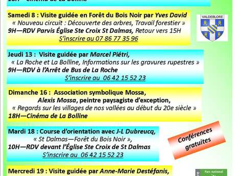 Guided tour of La Roche à La Bolline.