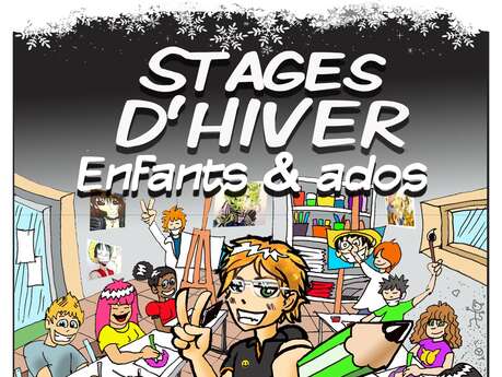 Jeune public - Stage dessin, peinture, BD et manga Art et Mouvement