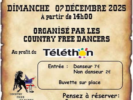 Apres midi dansant - organisé par le Country Free Dancers