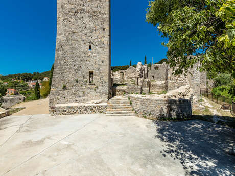 Remains of the feudal castle and the Ventimiglia garden