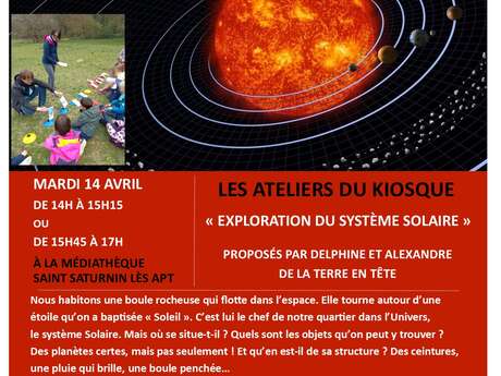 Atelier "Exploration du système solaire"