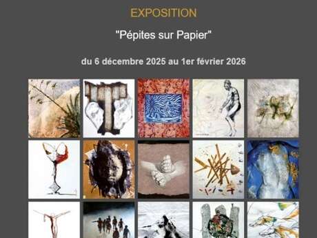 Exposition: Pépites sur Papier - Peintures