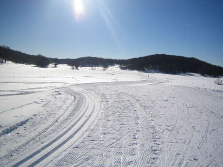 Nordic skiing in Plans d'Hotonnes - Plateau de Retord