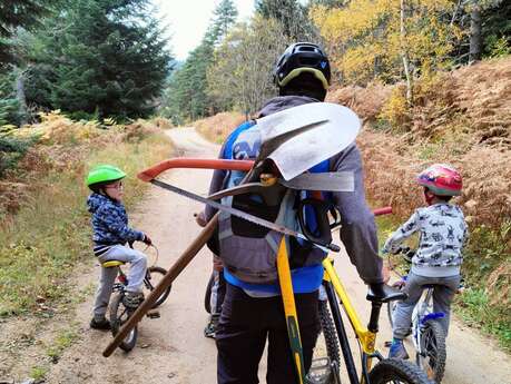 Entretien du trail center et social ride