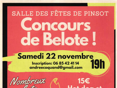 Concours de belote