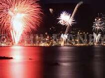 Feux d'artifice - Vedettes Îles d'Or et Le Corsaire