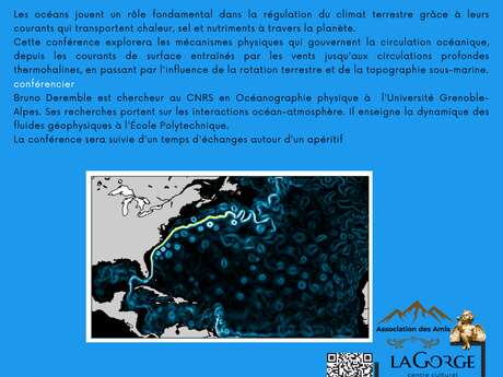 Conférence "Les courants océaniques, éléments fondamentaux de la dynamique du climat"