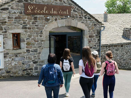 Visite de l'École du vent
