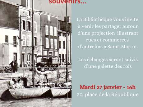 Projection Souvenirs de Saint-Martin de Ré